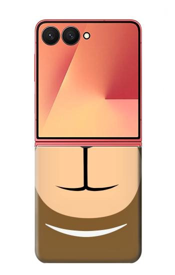 S2721 Mignon grincheux Singe Dessin animé Etui Coque Housse pour Samsung Galaxy Z Flip 7