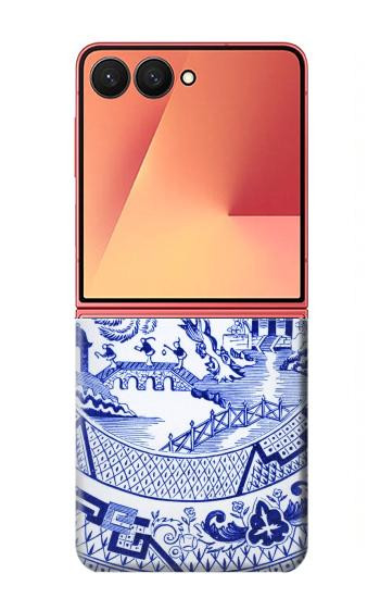 S2768 Motif Willow Graphique Etui Coque Housse pour Samsung Galaxy Z Flip 7