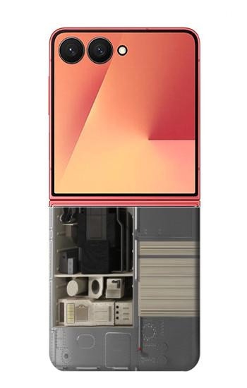 S2814 Vaisseau spatial Apollo Etui Coque Housse pour Samsung Galaxy Z Flip 7