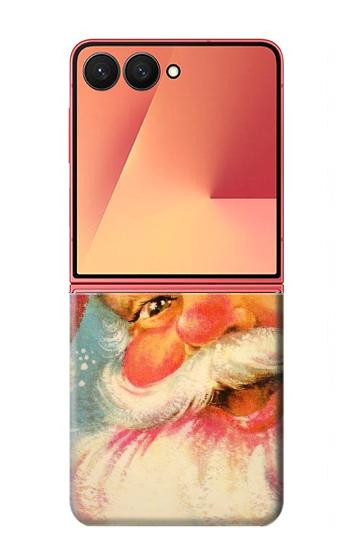 S2840 Noël Père Noël Millésime Etui Coque Housse pour Samsung Galaxy Z Flip 7