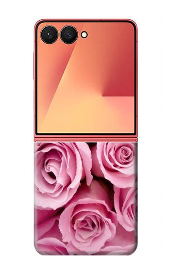 S2943 Rose rose Etui Coque Housse pour Samsung Galaxy Z Flip 7