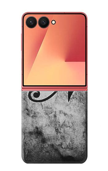 S3108 Égyptien ancien Soleil d'Horus Oeil Etui Coque Housse pour Samsung Galaxy Z Flip 7