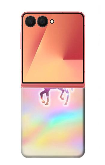 S3203 Arc en ciel Licorne Etui Coque Housse pour Samsung Galaxy Z Flip 7