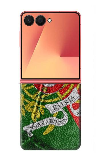 S3300 Portugal Drapeau graphique Football Millésime Etui Coque Housse pour Samsung Galaxy Z Flip 7