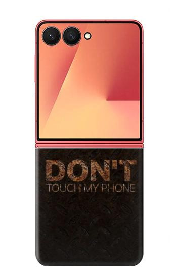 S3412 Ne touche pas mon téléphone Etui Coque Housse pour Samsung Galaxy Z Flip 7