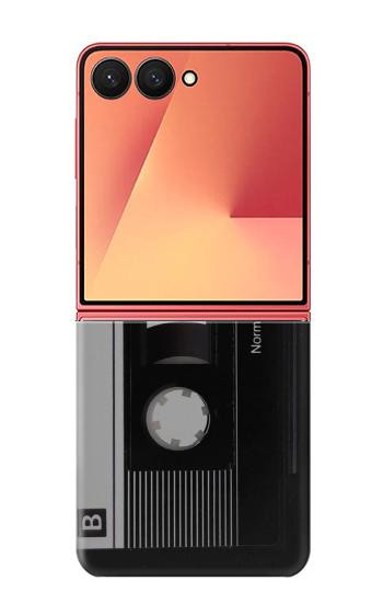 S3516 Ruban cassette millésimé Etui Coque Housse pour Samsung Galaxy Z Flip 7