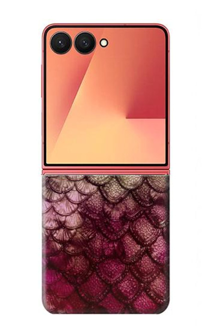 S3539 Sirène écailles de poisson Etui Coque Housse pour Samsung Galaxy Z Flip 7
