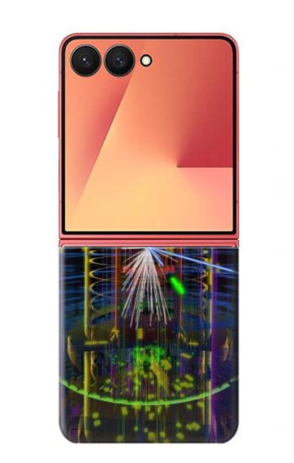 S3545 Collision de particules Quantiques Etui Coque Housse pour Samsung Galaxy Z Flip 7