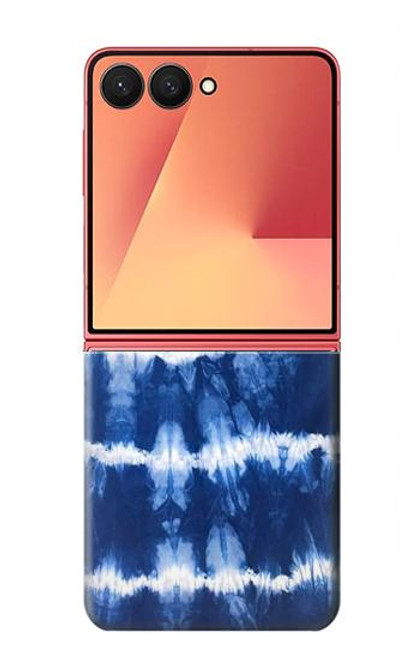 S3671 Tie Dye bleu Etui Coque Housse pour Samsung Galaxy Z Flip 7