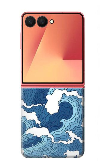 S3751 Modèle de vague Etui Coque Housse pour Samsung Galaxy Z Flip 7