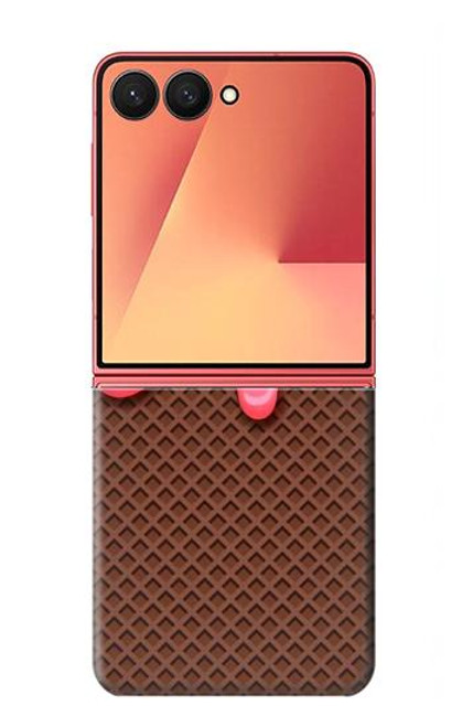 S3754 Cornet de crème glacée à la fraise Etui Coque Housse pour Samsung Galaxy Z Flip 7
