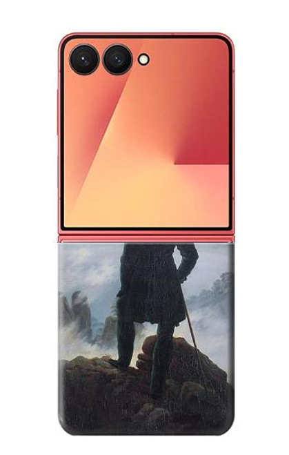 S3789 Wanderer above the Sea of Fog Etui Coque Housse pour Samsung Galaxy Z Flip 7