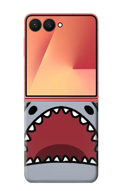S3825 Plongée en mer de requin de dessin animé Etui Coque Housse pour Samsung Galaxy Z Flip 7