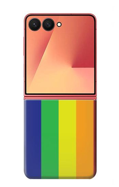 S3846 Drapeau de fierté LGBT Etui Coque Housse pour Samsung Galaxy Z Flip 7