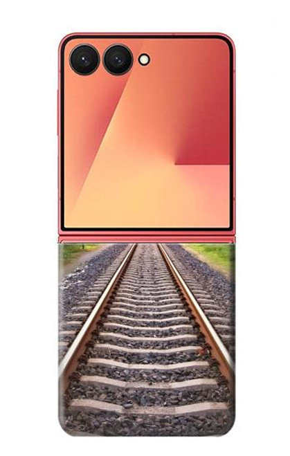 S3866 Voie ferrée droite Etui Coque Housse pour Samsung Galaxy Z Flip 7