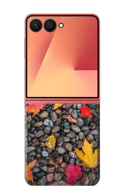 S3889 feuille d'érable Etui Coque Housse pour Samsung Galaxy Z Flip 7