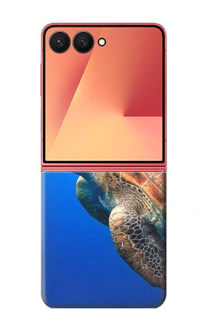 S3898 Tortue de mer Etui Coque Housse pour Samsung Galaxy Z Flip 7