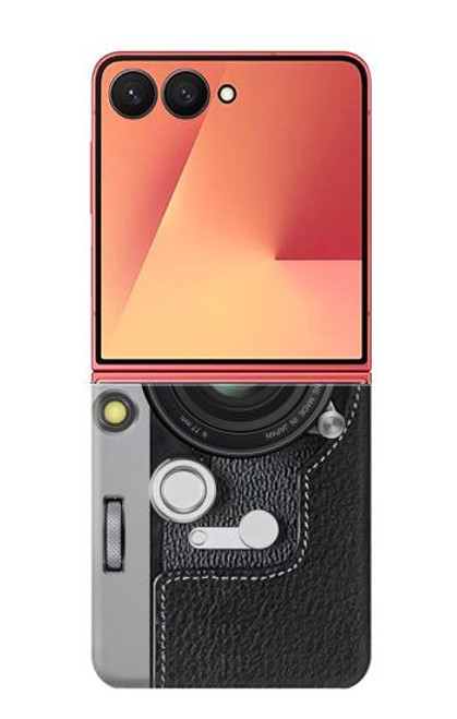 S3922 Impression graphique de l'obturateur de l'objectif de l'appareil photo Etui Coque Housse pour Samsung Galaxy Z Flip 7