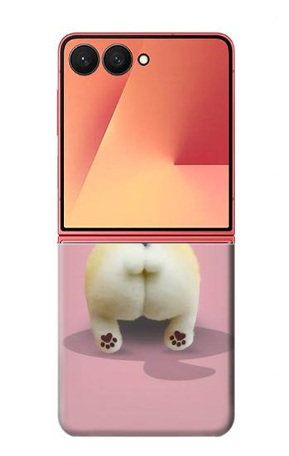 S3923 Queue d'arc-en-ciel de fond de chat Etui Coque Housse pour Samsung Galaxy Z Flip 7
