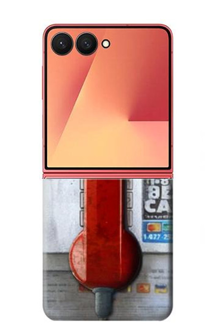 S3925 Collage Téléphone Public Vintage Etui Coque Housse pour Samsung Galaxy Z Flip 7