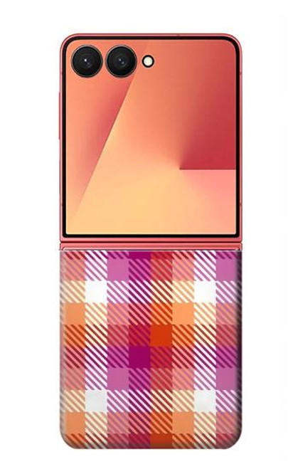 S3941 Plaid drapeau de la fierté lesbienne LGBT Etui Coque Housse pour Samsung Galaxy Z Flip 7