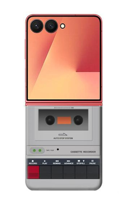 S3953 Graphique de lecteur de cassettes vintage Etui Coque Housse pour Samsung Galaxy Z Flip 7