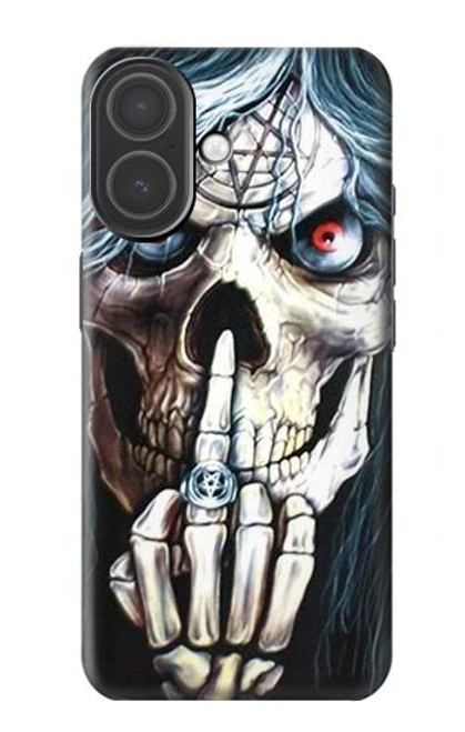 S0222 crâne Etui Coque Housse pour iPhone 17