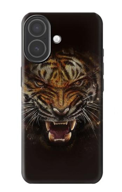 S0575 Tigre Visage Etui Coque Housse pour iPhone 17