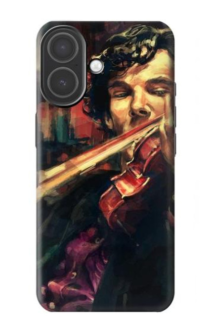 S0723 Peinture Art violon Etui Coque Housse pour iPhone 17