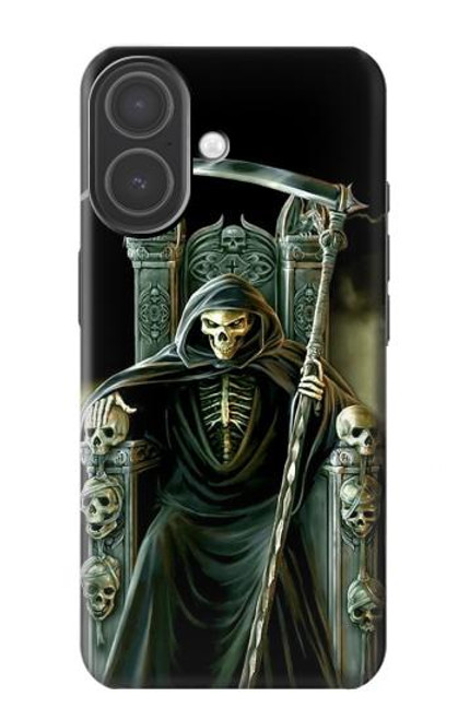 S1024 Roi Squelette Faucheuse Etui Coque Housse pour iPhone 17