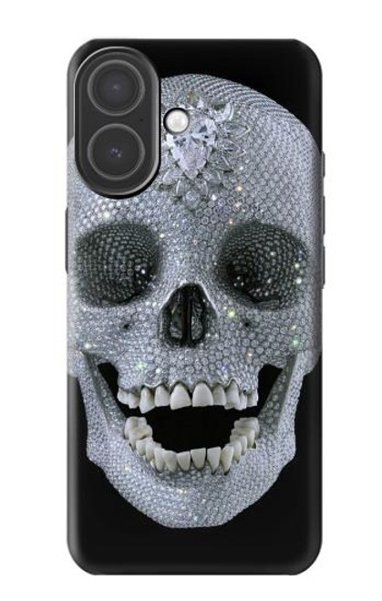 S1286 Crâne de diamant Etui Coque Housse pour iPhone 17