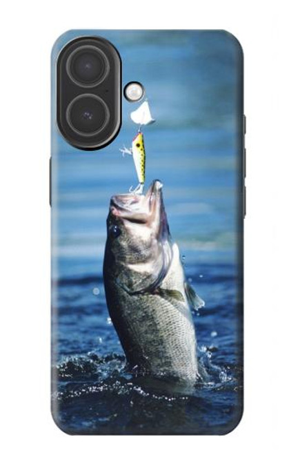 S1594 Pêche à l'achigan Etui Coque Housse pour iPhone 17
