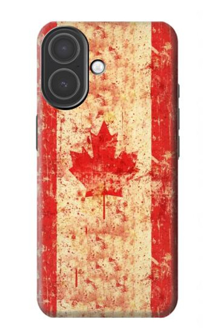 S1603 Drapeau du Canada Vieux Millésime Etui Coque Housse pour iPhone 17