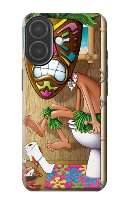S1702 Tiki Homme Toilette Etui Coque Housse pour iPhone 17
