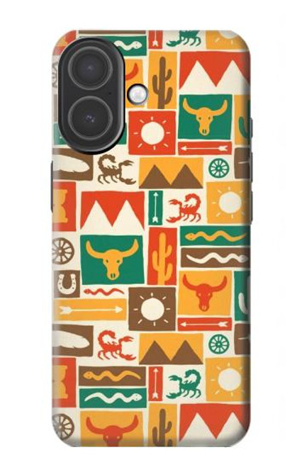 S1873 Motif de l'Ouest Etui Coque Housse pour iPhone 17