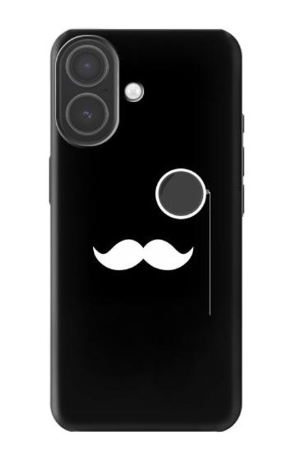 S1946 Sir Mustache Minimalisme Etui Coque Housse pour iPhone 17
