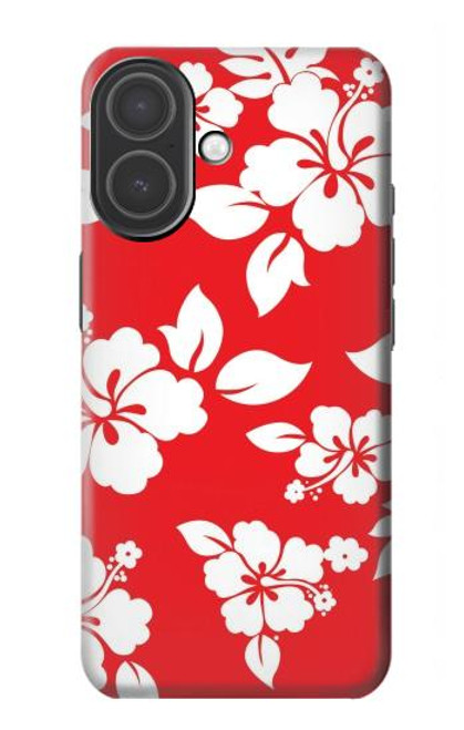 S1949 Motif Hibiscus hawaïenne Etui Coque Housse pour iPhone 17