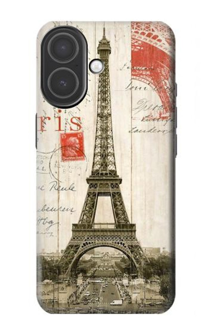 S2108 Tour Eiffel de Paris Carte postale Etui Coque Housse pour iPhone 17