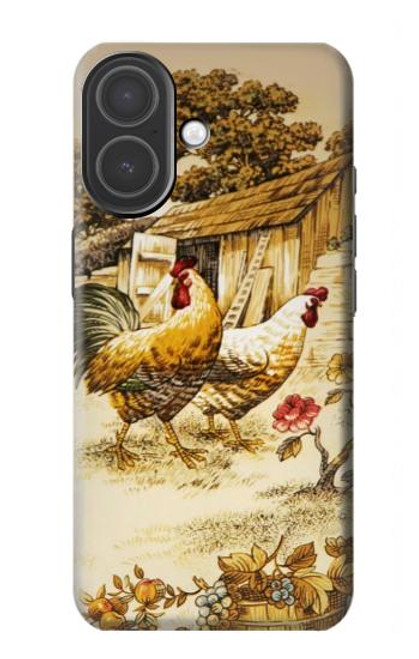 S2181 Français Pays Poulet Etui Coque Housse pour iPhone 17
