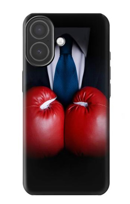 S2261 Homme d'affaires Noir Costume avec des gants de boxe Etui Coque Housse pour iPhone 17