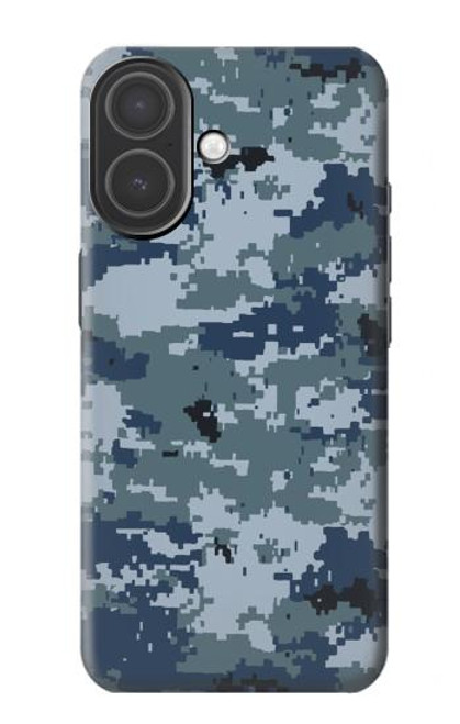 S2346 Marine Camo camouflage graphique Etui Coque Housse pour iPhone 17