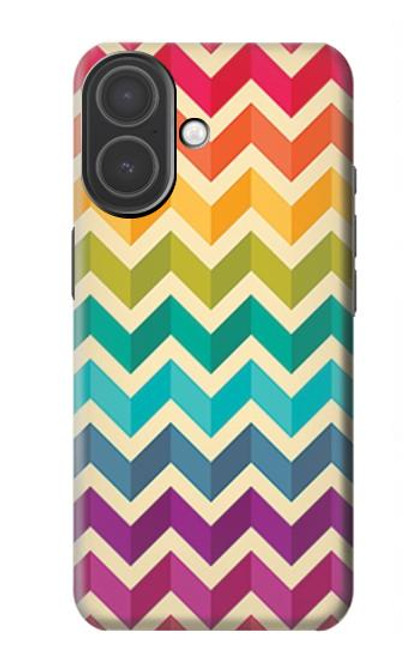 S2362 Arc en ciel coloré Shavron Zig zag Etui Coque Housse pour iPhone 17