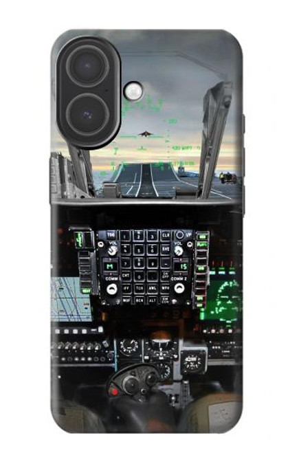 S2435 Avion de chasse Cockpit d'avion Etui Coque Housse pour iPhone 17