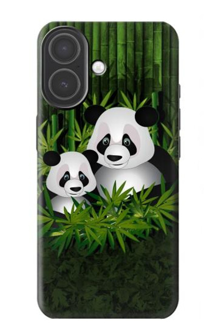 S2441 Forêt de Bambous de la famille Panda Etui Coque Housse pour iPhone 17