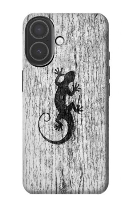 S2446 Gecko bois imprimé graphique Etui Coque Housse pour iPhone 17