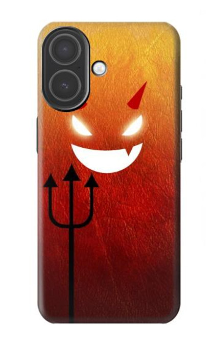 S2454 Rouge mignon petit diable Dessin animé Etui Coque Housse pour iPhone 17