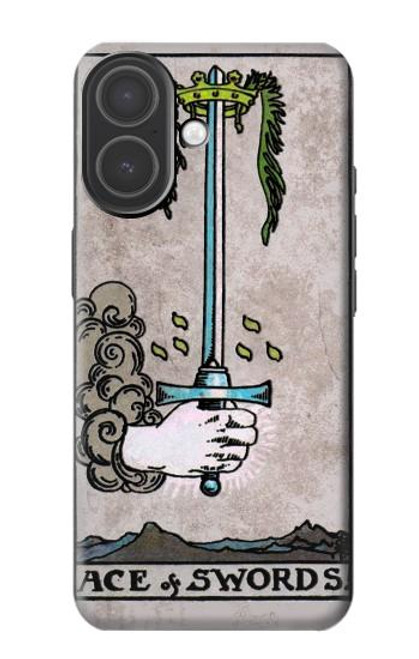 S2482 Carte de tarot As des épées Etui Coque Housse pour iPhone 17