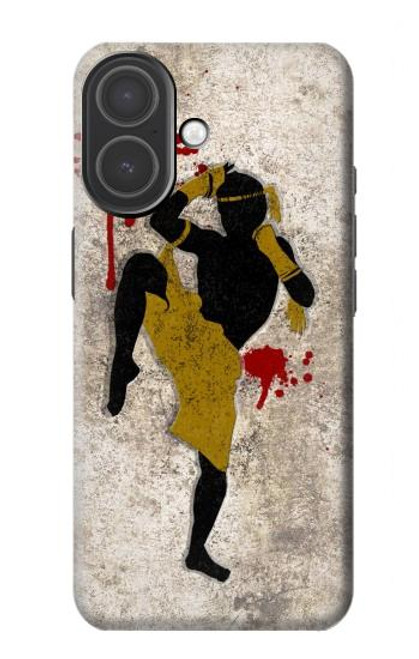 S2635 Muay Thai Kickboxing Lutte sang Etui Coque Housse pour iPhone 17