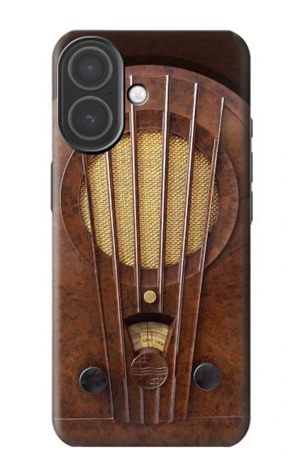 S2655 Deco Radio bakélite millésimé Etui Coque Housse pour iPhone 17