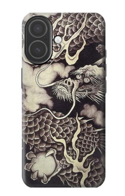 S2719 Japon Peinture dragon Etui Coque Housse pour iPhone 17